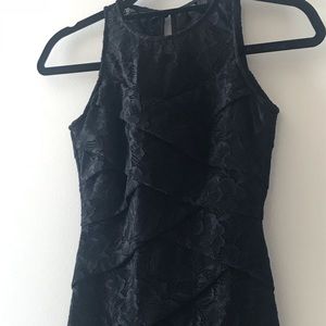 WHBM Black Lace Dress NWOT